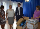 Представители Правительства Иркутской области   и  ООО «Т2 Мобайл» вручили  центру  реабилитационное оборудование 18.08.2016