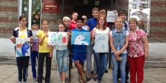 Познавательно-развлекательная программа про дельфинову в детской библиотеке г.Иркутск 19.07.2016